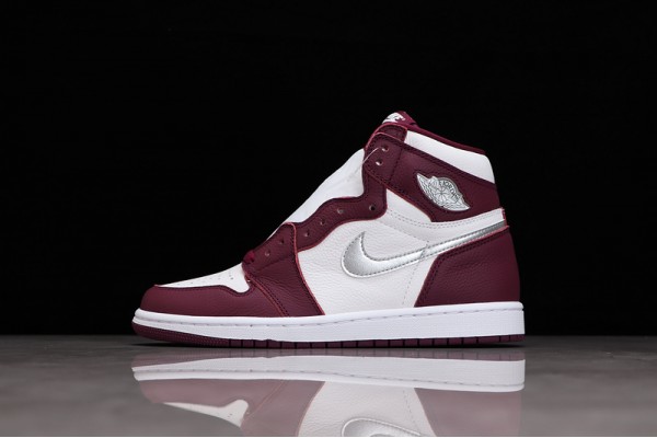 Nike Air Jordan 1 High Bordeaux 555088-611 Basketball Shoes