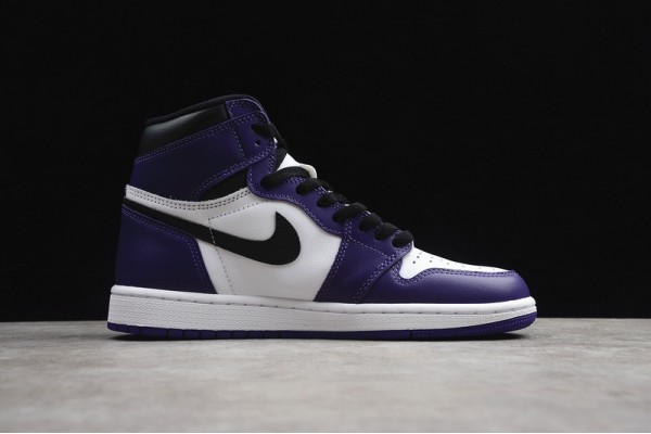 Nike Air Jordan 1 High Court Purple 555088-500 Basketball Shoes