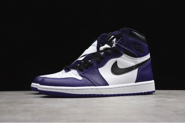 Nike Air Jordan 1 High Court Purple 555088-500 Basketball Shoes