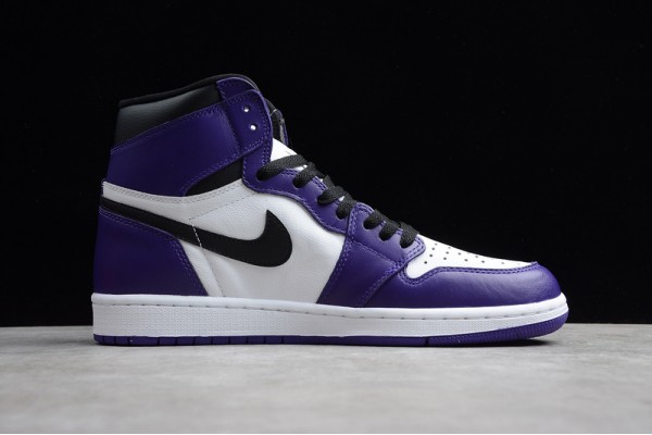 Nike Air Jordan 1 High Court Purple 555088-500 Basketball Shoes