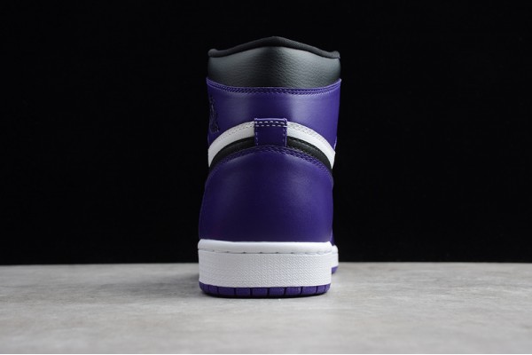 Nike Air Jordan 1 High Court Purple 555088-500 Basketball Shoes