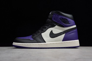 Nike Air Jordan 1 High Court Purple 555088-501 Basketball Shoes