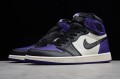 Nike Air Jordan 1 High Court Purple 555088-501 Basketball Shoes