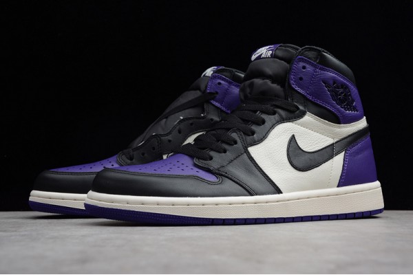 Nike Air Jordan 1 High Court Purple 555088-501 Basketball Shoes