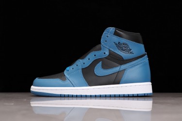 Nike Air Jordan 1 High Dark Marina Blue 555088-404 Basketball Shoes