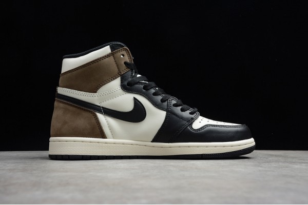 Nike Air Jordan 1 High Dark Mocha 555088-105 Basketball Shoes