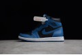 Nike Air Jordan 1 High Datk Marina Blue 555088-404 Basketball Shoes