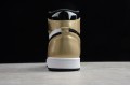 Nike Air Jordan 1 High Gold Toe 861428-007 Basketball Shoes