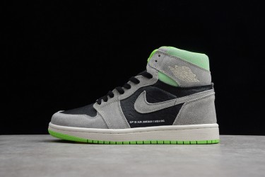 Nike Air Jordan 1 High Neutral Grey Volt 555088-070 Basketball Shoes