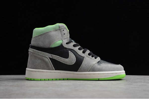 Nike Air Jordan 1 High Neutral Grey Volt 555088-070 Basketball Shoes