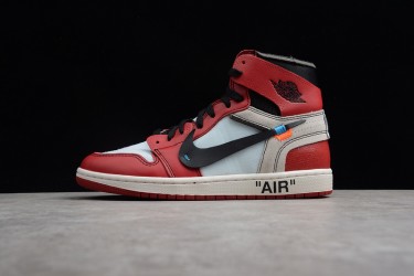 Nike Air Jordan 1 High Off-White X AA3837-101 Basketball Shoes