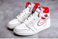 Nike Air Jordan 1 High Phantom 555088-160 Basketball Shoes White Red