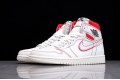 Nike Air Jordan 1 High Phantom 555088-160 Basketball Shoes White Red