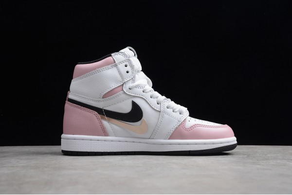 Nike Air Jordan 1 High Pink White 555088-688 Basketball Shoes