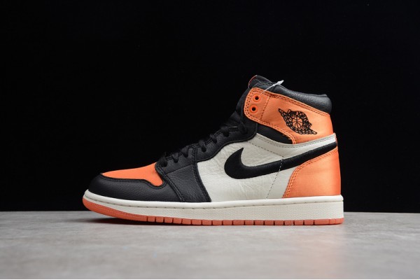 Nike Air Jordan 1 High Satin Shattered Backboard AV3725-010 Basketball Shoes