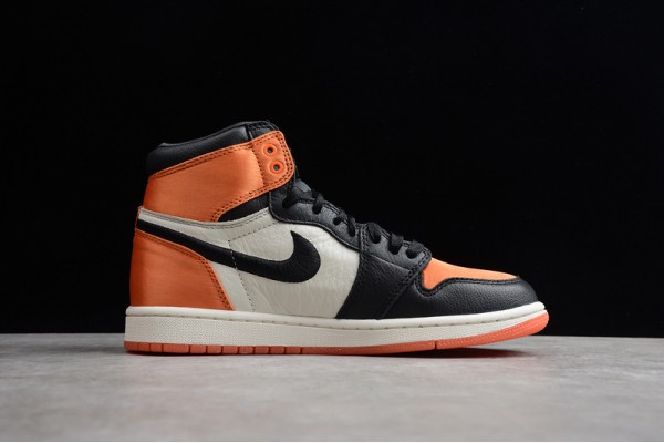 Nike Air Jordan 1 High Satin Shattered Backboard AV3725-010 Basketball Shoes