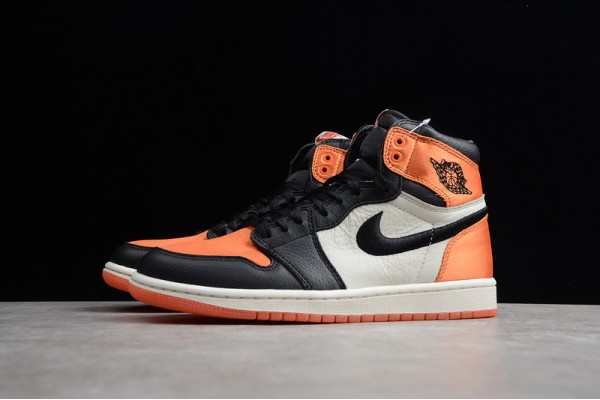 Nike Air Jordan 1 High Satin Shattered Backboard AV3725-010 Basketball Shoes