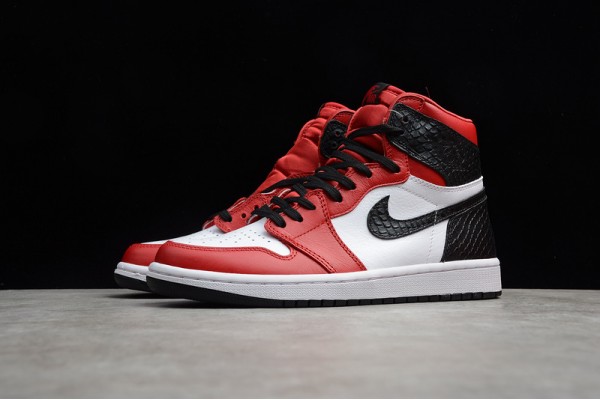 Nike Air Jordan 1 High Satin Snake CD0461-601 Basketball Shoes