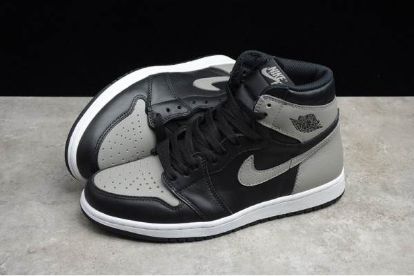 Nike Air Jordan 1 High Shadow 555088-013 Basketball Shoes