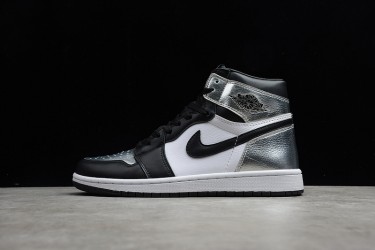 Nike Air Jordan 1 High Silver Toe CD0461-001 Basketball Shoes