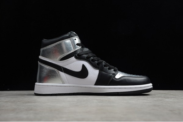 Nike Air Jordan 1 High Silver Toe CD0461-001 Basketball Shoes