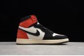 Nike Air Jordan 1 High TS SP Sail Black Red CD4487-103 Basketball Shoes