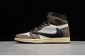 Nike Air Jordan 1 High Travis Scott X Cactus Jack CD4487-100 Basketball Shoes