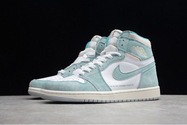 Nike Air Jordan 1 High Turbo Green 555088-311 Basketball Shoes