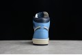 Nike Air Jordan 1 High UNC 555088-140 Basketball Shoes Blue