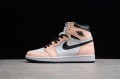 Nike Air Jordan 1 High White And Pink 555441-889 Basketball Shoes