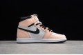 Nike Air Jordan 1 High White And Pink 555441-889 Basketball Shoes