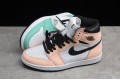 Nike Air Jordan 1 High White And Pink 555441-889 Basketball Shoes