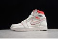 Nike Air Jordan 1 High White Red 555068-160 Basketball Shoes