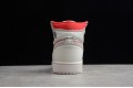 Nike Air Jordan 1 High White Red 555068-160 Basketball Shoes