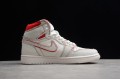 Nike Air Jordan 1 High White Red 555068-160 Basketball Shoes