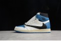 Nike Air Jordan 1 High X Travis Scott Military Blue DH3227-105 Basketball Shoes