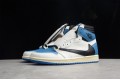 Nike Air Jordan 1 High X Travis Scott Military Blue DH3227-105 Basketball Shoes