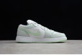 Nike Air Jordan 1 Low Barely Grey Spruce 554723051 Basketball Shoes Women