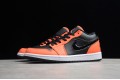 Nike Air Jordan 1 Low Black Turf Orange CK3022008 Basketball Shoes Unisex