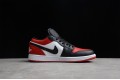 Nike Air Jordan 1 Low Bred Toe 553558612 Basketball Shoes