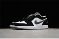 Nike Air Jordan 1 Low Canvas Swoosh 553558029 Basketball Shoes