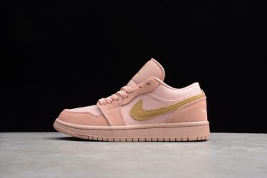 Nike Air Jordan 1 Low Coral Stardust CJ9216676 Basketball Shoes Women