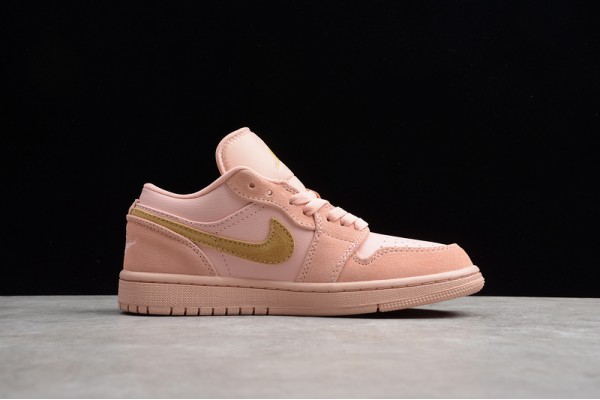 Nike Air Jordan 1 Low Coral Stardust CJ9216676 Basketball Shoes Women