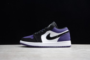 Nike Air Jordan 1 Low Court Purple 553558125 Basketball Shoes Unisex