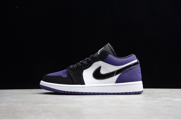 Nike Air Jordan 1 Low Court Purple 553558125 Basketball Shoes Unisex