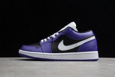 Nike Air Jordan 1 Low Court Purple 553558501 Basketball Shoes Unisex