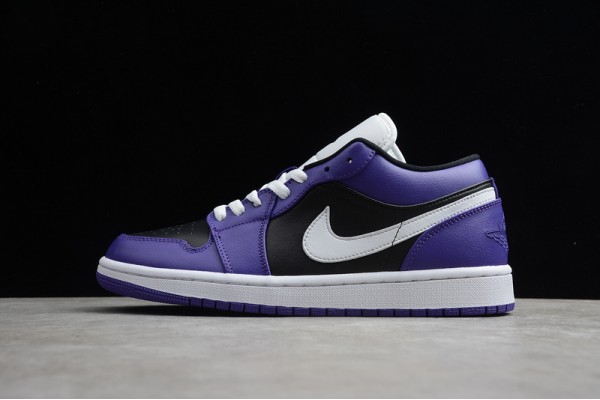 Nike Air Jordan 1 Low Court Purple 553558501 Basketball Shoes Unisex