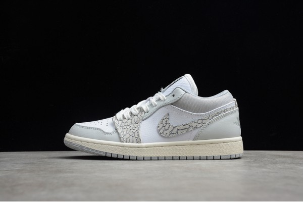 Nike Air Jordan 1 Low Elephant Print DH4269100 Basketball Shoes Unisex