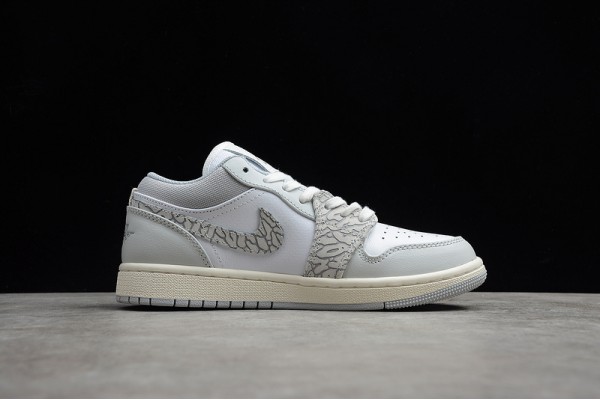 Nike Air Jordan 1 Low Elephant Print DH4269100 Basketball Shoes Unisex