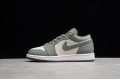 Nike Air Jordan 1 Low Green 553560121 Basketball Shoes Unisex